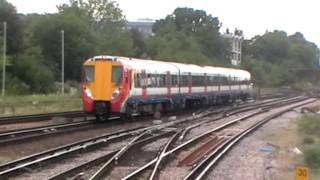 Trains at Guildford 26711 [upl. by Norvol924]