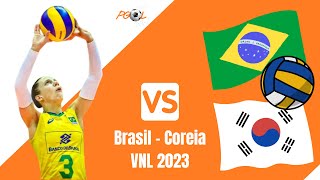 🇭🇷 CRO vs 🇧🇷 BRA  Highlights Week 1  Womens VNL 2023 [upl. by Hairym]