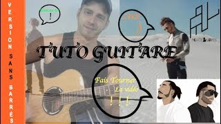 Apprendre Pnl  A lAmmoniaque version officiel sans barrés  Tuto guitare [upl. by Plunkett18]