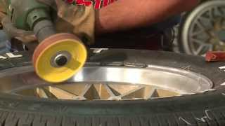 How to Polish and Buff Aluminum Wheels to Chrome Mirror Finish [upl. by Haggai]