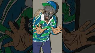 MF DOOM Art music rap hiphop art mfdoombeats digitalart digitalartwork hiphopart shorts [upl. by Elum109]