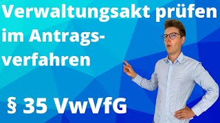 Verwaltungsakt prüfen Teil 2  Schema und Merkmale  Beispiel Antragsverfahren [upl. by Illek]