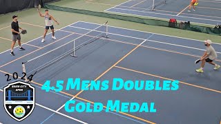 45 Mens Doubles  Gold Medal  2024 River City Open [upl. by Ailene6]