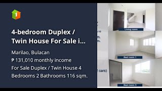 4bedroom Duplex  Twin House For Sale in Loma de Gato Marilao Bulacan [upl. by Oknuj]