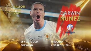 BALLON DOR 2024  DARWIN NUNEZ TRYING TO REACH THE BALLON DOR LEVEL [upl. by Martella]