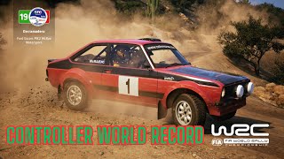 EA Sports WRC  Controller World Record  Derramadero México  Ford Escort MK2 McRae Motorsport [upl. by Salocin647]