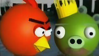 angry birds 3d ♫ ♪ ♫ ♪ ♫ animated trailer ☺ angry birds cinematic trailerremaster recreación [upl. by Allissa]