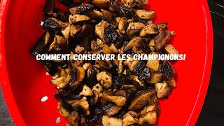 Comment congeler les champignons 🍄 cuisine cuisinedumondecooking [upl. by Barthel]