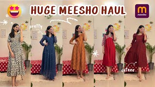 Modest Dresses from MEESHO💗  HUGE Tryon Haul  Honest Review  Tanisha Madhok meeshohaul [upl. by Sowell43]