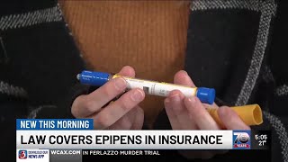 Insurance coverage for EpiPens signed into NY law [upl. by Nwavahs407]