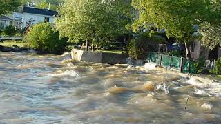 Pointe Claire Village Flooding and High Winds June 4 2019 [upl. by Atilrak]