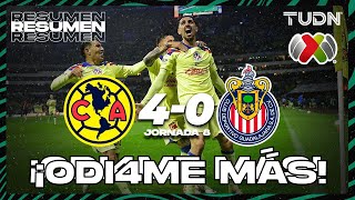 América 40 Chivas  HIGHLIGHTS  América 40 Chivas  AP2023J8  Liga Mx  TUDN [upl. by Robins]