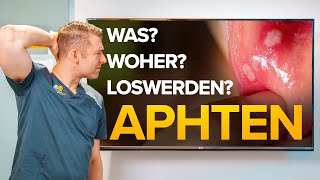 APHTEN  Was kann ich gegen Aphten tun Woher kommen sie Wie vermeiden [upl. by Navoj]