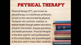 Introduction to Physical therapy and role of Physical therapy [upl. by Stew]