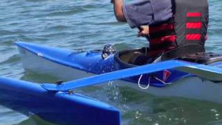 TRIAK Trimaran Sailing Kayak [upl. by Darn]