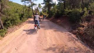 Aprilia Caponord 1200 Rally amp KTM 950 Adventure amp Triumph Tiger 800  Lets get lost in Parnitha [upl. by Meyeroff611]