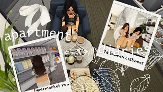 WITH AUDIO apartment diaries 09 🍂☕️🎃 Roblox roleplay [upl. by Galen624]