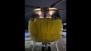 Flying the CH149 Cormorant in icing conditions conducting a medevac [upl. by Gibbons]