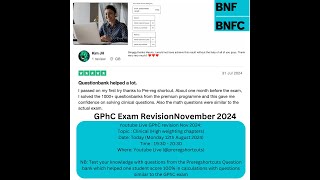 GPhC Revision for November 2024 Exam Clinical High Weighting [upl. by Jorgan]