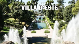 TIVOLI ITALY  VILLA DESTE GARDENS TOUR The BEST day trip from Rome [upl. by Myer]