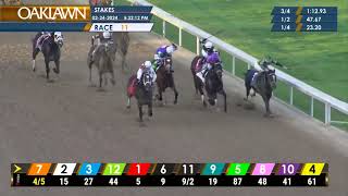 Oaklawn Park Feb 24 2024 The 64th Running of Rebel Stakes [upl. by Ahsitam657]