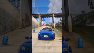 GTA V Police Trolled with Crazy Stunt 😂 ytshorts shorts gta drift [upl. by Evannia]