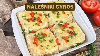 Zapiekane naleśniki a la gyros Super pomysł na obiad i nie tylko  Moje Domowe Jedzenie [upl. by Birdt]