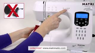 Matrimatic Silver Promo  Naaimachine Sewingmachine Machine a Coudre Nahmaschinen [upl. by Belle]