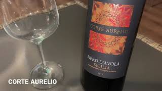 Pijemy włoskie wino CORTE AURELIO NERO D’AVOLA SICILIA 2019 kupione w Lidlu 48 [upl. by Karolina]