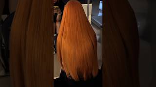 orange hair colour hairstyle haircolourideas haircolourselangor hairsaloonKL [upl. by Astrea]