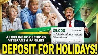 HOLIDAY DEPOSITS Could a 5000 Stimulus Check Be the Lifeline Seniors Veterans and Families Need [upl. by Tnairb]