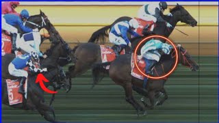 Watch🔴 Lachlan Scorse horse racing fall video  Manning Valley Race Club Taree racetrack horor fall [upl. by Mchale]