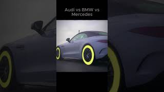 Audi vs BMW vs Mercedes😈🔥 shorts [upl. by Acinorav]