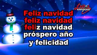 🎄 FELIZ NAVIDAD KARAOKE COMPLETO HD REGALO 🎁 [upl. by Mella931]