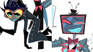 Vox kicks baxter out  Hazbin Hotel Comic Dub [upl. by Ainomar]