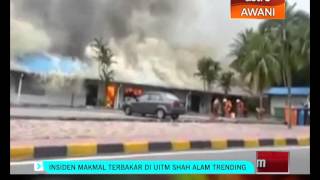 Insiden makmal terbakar di UITM Shah Alam [upl. by Azrim123]