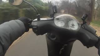 Piaggio Zip 70cc GoPro POV test ride [upl. by Aehc]