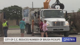 City of Corpus Christi reducing number of brush pickups to twice a year [upl. by Ralli]