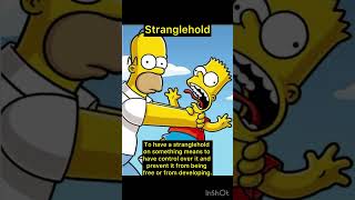 Stranglehold meaning lifeskillstalksmartchetna wordmeanings strangleholdexamvocabulary [upl. by Naujak373]