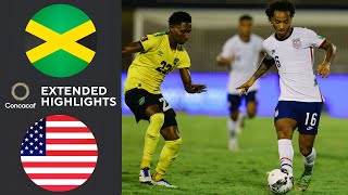 Jamaica vs USA Extended Highlights  CONCACAF WCQ  CBS Sports Golazo [upl. by Airdnahc]