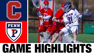 7 Cornell vs 14 Pennsylvania Lacrosse Highlights  2024 College Lacrosse  NCAA Lacrosse [upl. by Aracat]