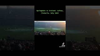 Springboks vs Ireland National Anthems rugby springboks irish fyp southafrica anthem [upl. by Henarat]