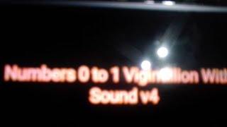 Numbers 0 to 1 Vigintillion With Sound v4 [upl. by Acirem]