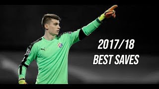 Dominik Livaković • GNK Dinamo • Best saves • 201718 [upl. by Noira]