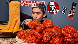 BUSET BUKA PUASA PAKE KFC SAOS SAMYANG  KEJU TARIK SUPER MELAR [upl. by Elyk800]