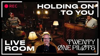 So good Twenty One Pilots  quotHolding On To Youquot captured in The Live Room  Reaction [upl. by Riplex]