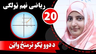 Class 9  Math  The distance between two points  lesson 20  د دوو ټکو ترمنځ واټن [upl. by Benn]