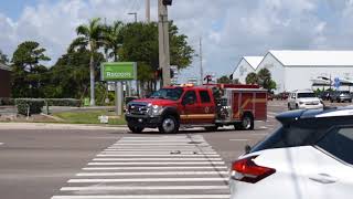 Brevard County Fire Rescue Squad amp Rescue 48 responding for a hazmat call [upl. by Mayberry]