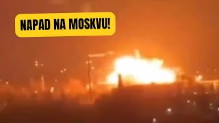 Ukrajina NAPALA Moskvu Lansirano rekordnih 25 dronova  Rusija uvodi hitne mere [upl. by Fox]