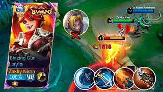 LAYLA NEW ONE HIT DAMAGE BUILD LAST SEASON 2024🔥BUILD TOP 1 GLOBAL LAYLA  MLBB [upl. by Aticnemrac]